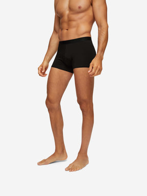 Men's Boxer Briefs Jack Pima Cotton Stretch Black