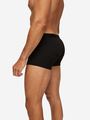 Men's Boxer Briefs Jack Pima Cotton Stretch Black