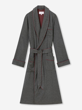 Men's Robe Duke Cashmere Charcoal