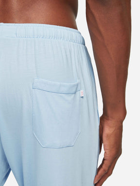 Men's Lounge Trousers Basel Micro Modal Stretch Sky