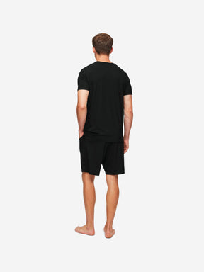 Men's Lounge Shorts Basel Micro Modal Stretch Black