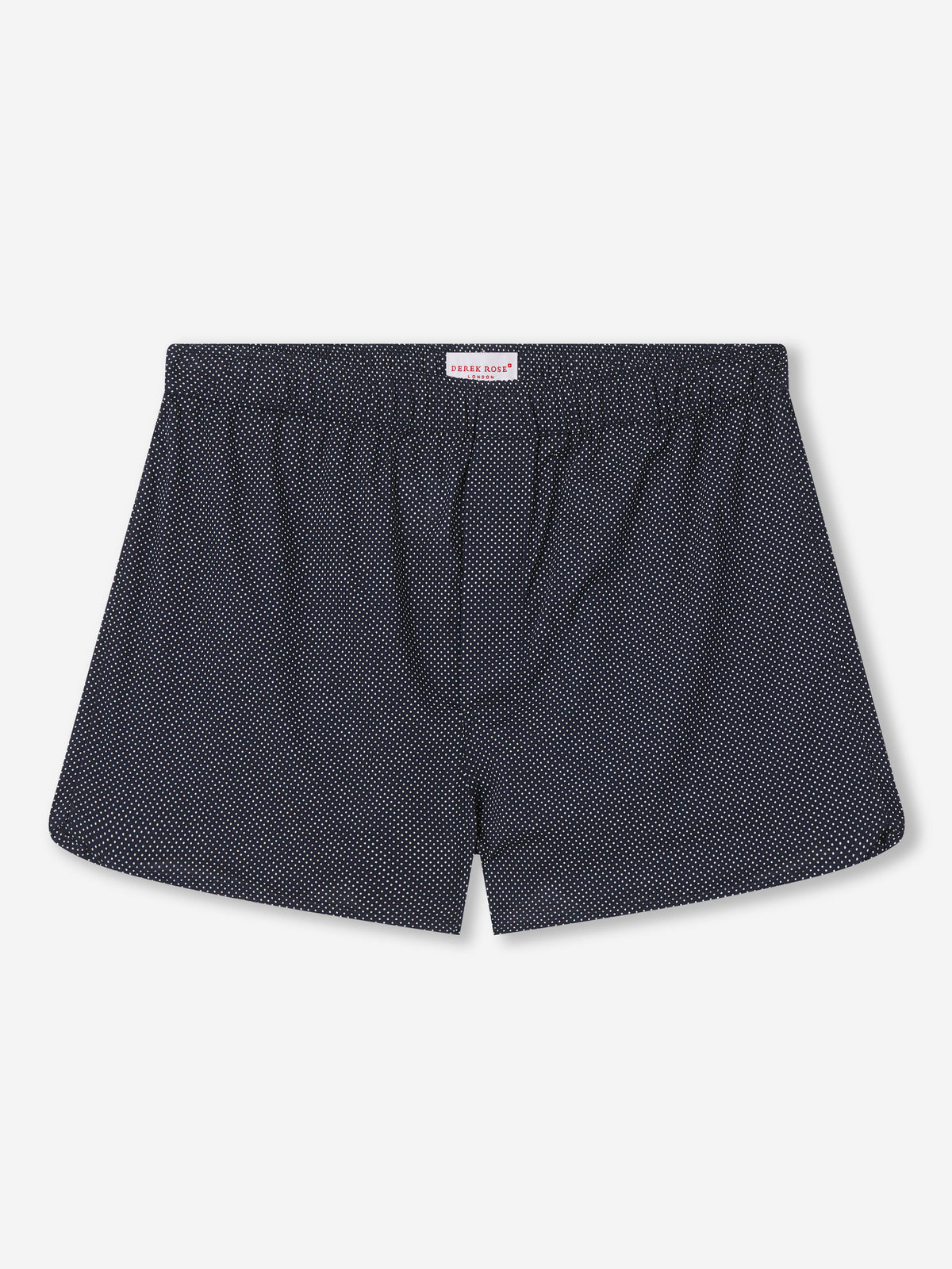Men's Modern Fit Boxers Plaza 21 Cotton Batiste Navy