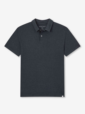 Men's Polo Shirt Marlowe Micro Modal Stretch Anthracite