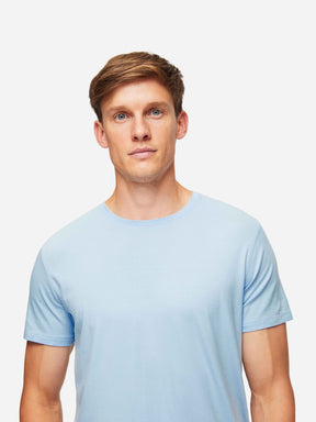 Men's T-Shirt Basel Micro Modal Stretch Sky