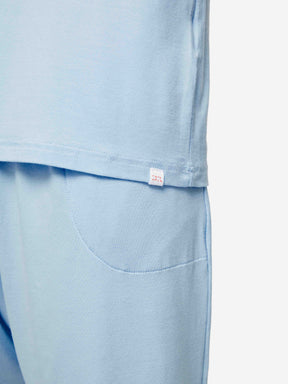 Men's T-Shirt Basel Micro Modal Stretch Sky