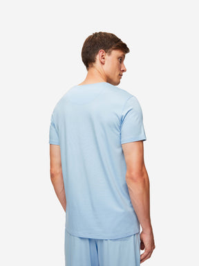 Men's T-Shirt Basel Micro Modal Stretch Sky