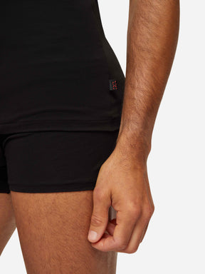 Men's Underwear T-Shirt Jack Pima Cotton Stretch Black