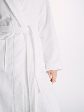 Women's Bathrobe Triton 10 Terry Cotton White