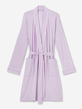Women's Dressing Gown Lara Micro Modal Stretch Lilac