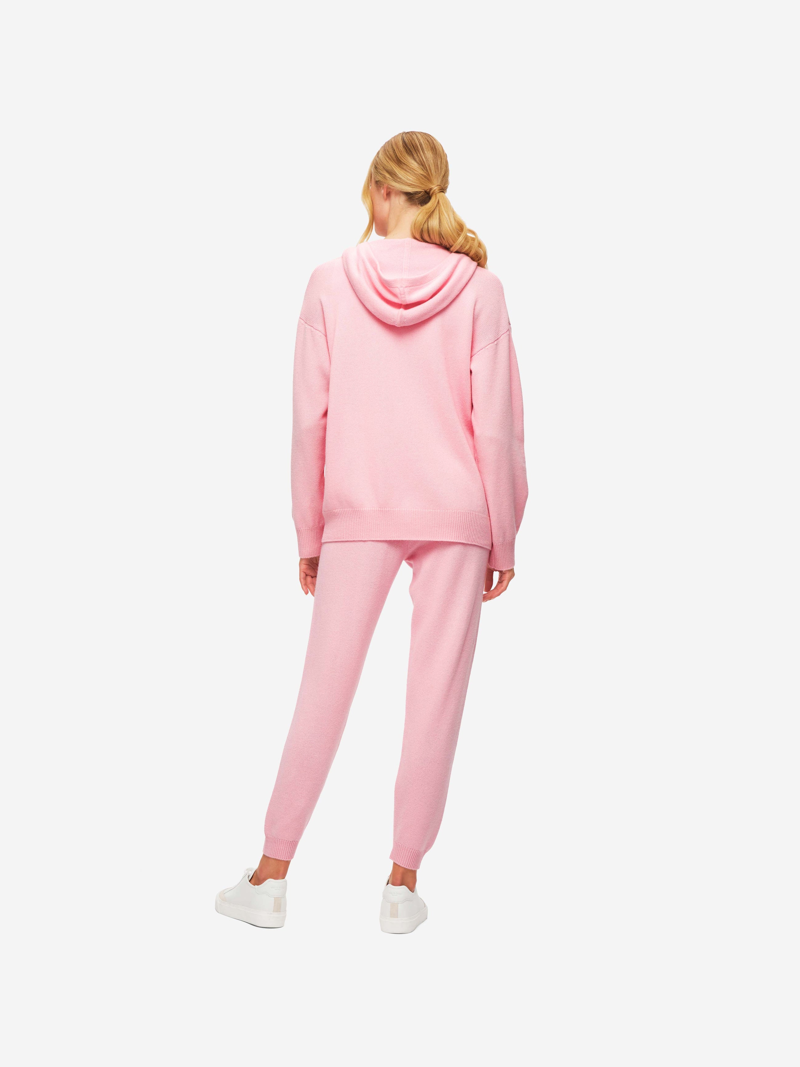 Pink and sales white hoodie women's