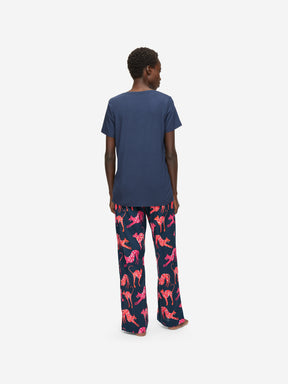 Women's Lounge Trousers Ledbury 52 Cotton Batiste Multi