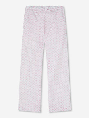Women's Lounge Trousers Nelson 92 Cotton Batiste Pink