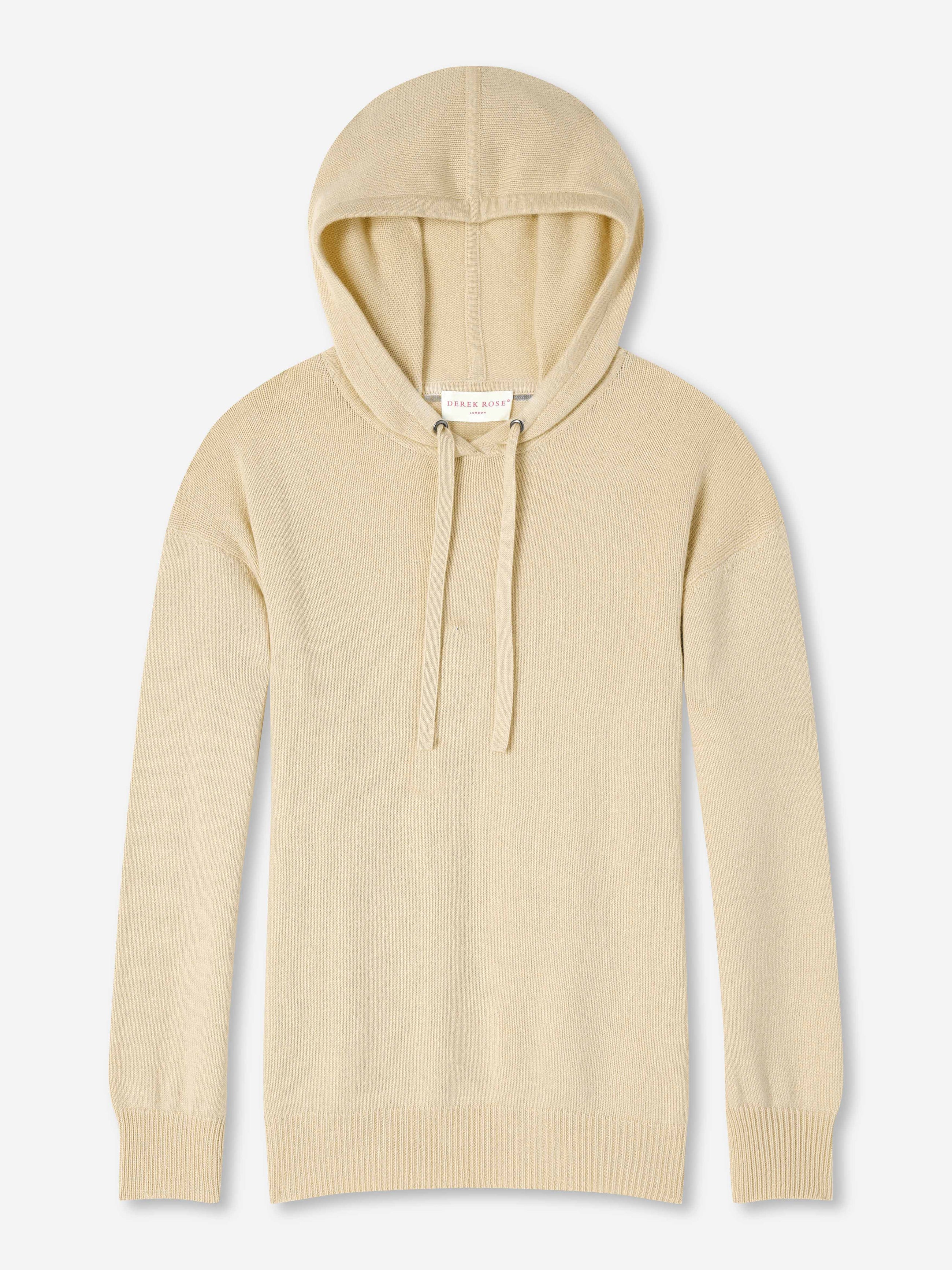 Women's Relaxed Pullover Hoodie Daphne Cashmere Beige