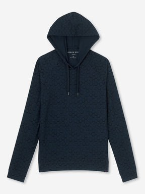 Women's Pullover Hoodie London 6 Micro Modal Stretch Navy