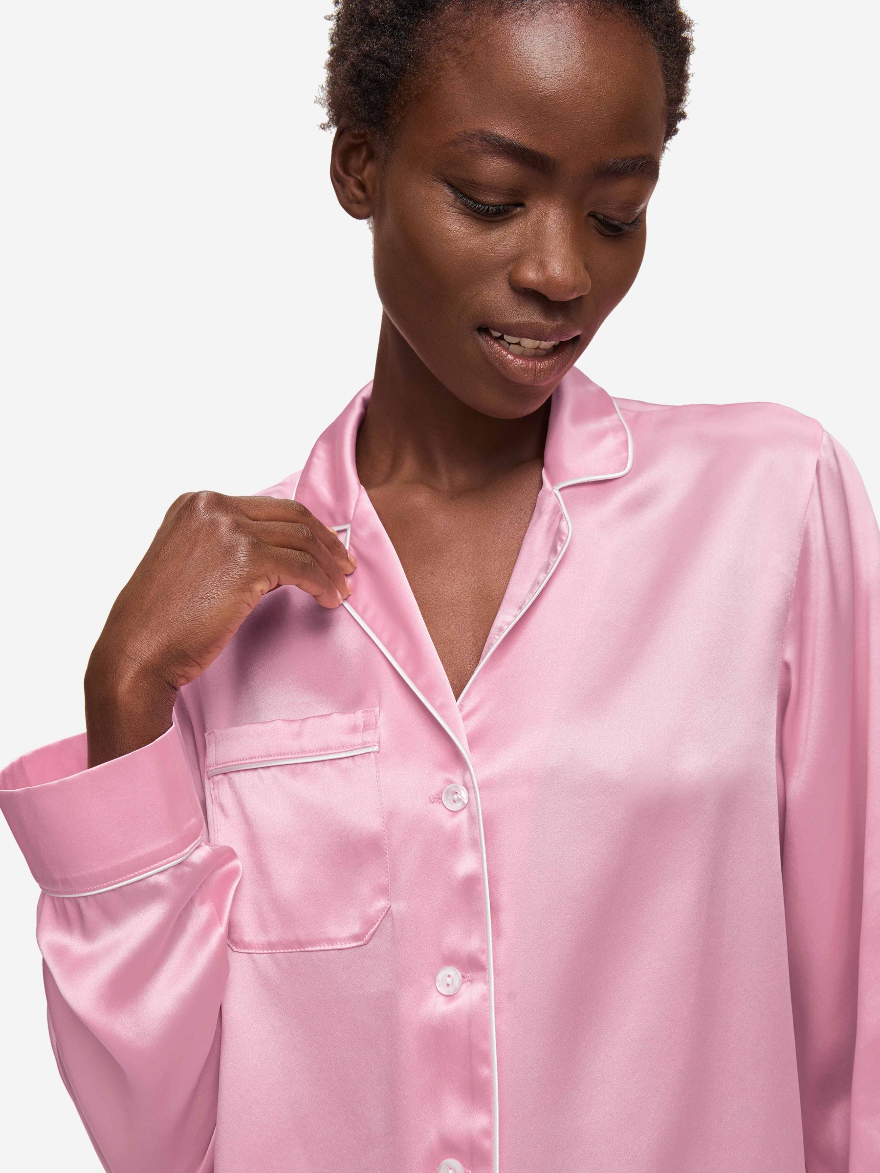 Women's Pyjamas Bailey 2 Silk Satin Pink