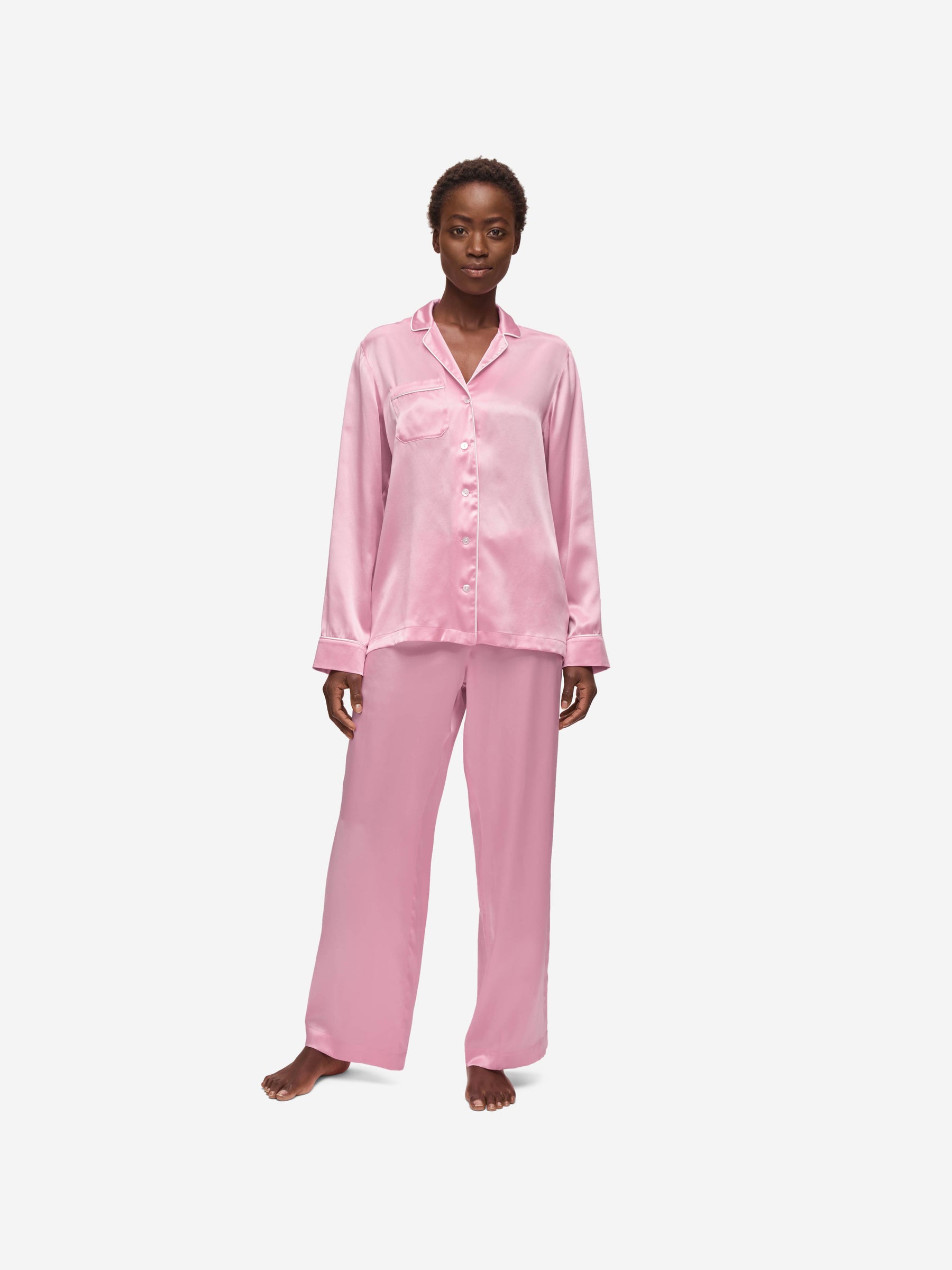 Women's Pyjamas Bailey 2 Silk Satin Pink