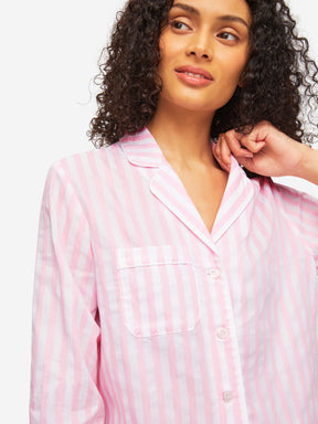 Women's Pyjamas Capri 20 Cotton Pink