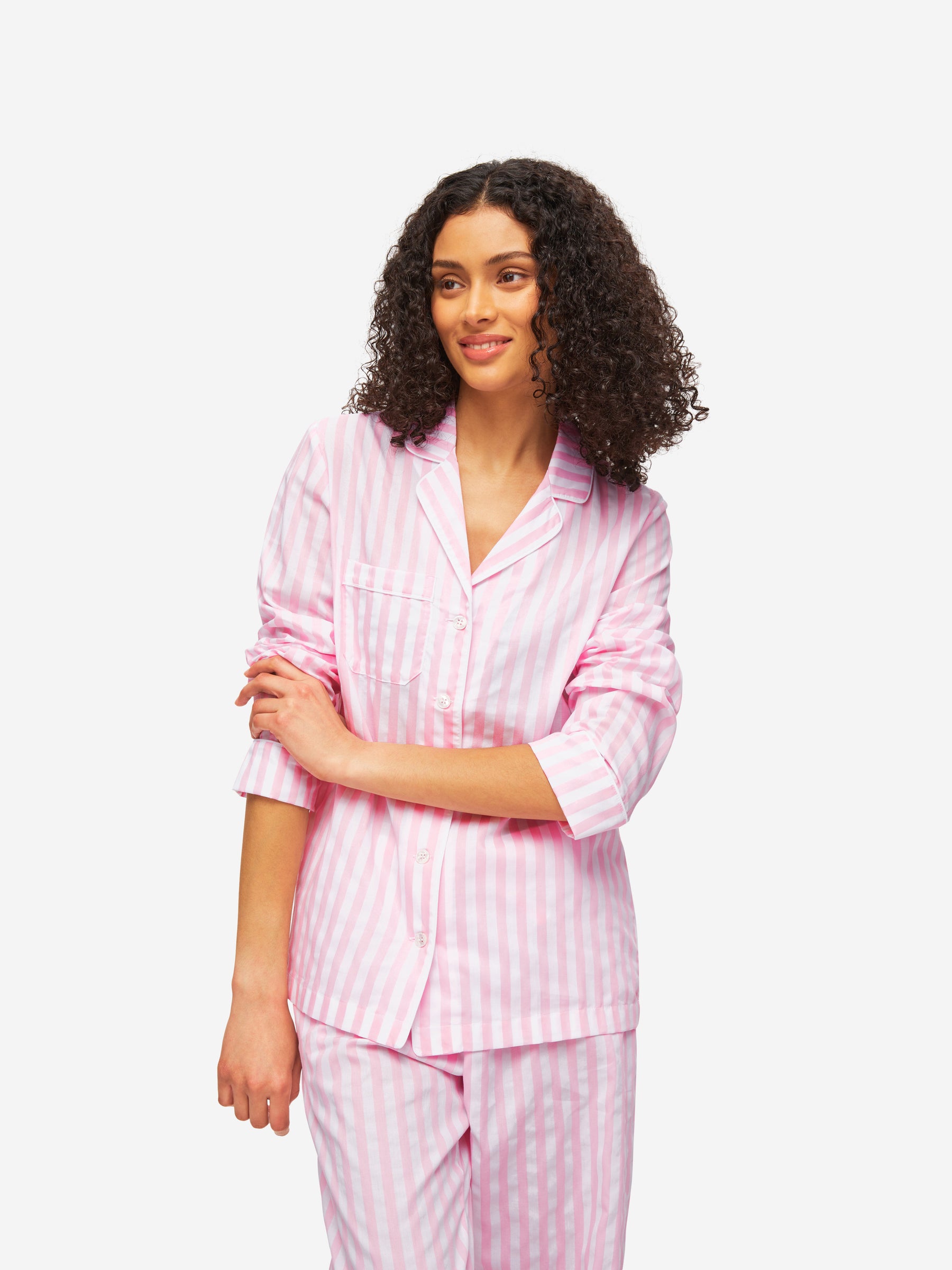 Women's Pyjamas Capri 20 Cotton Pink