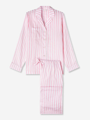 Women's Pyjamas Capri 20 Cotton Pink