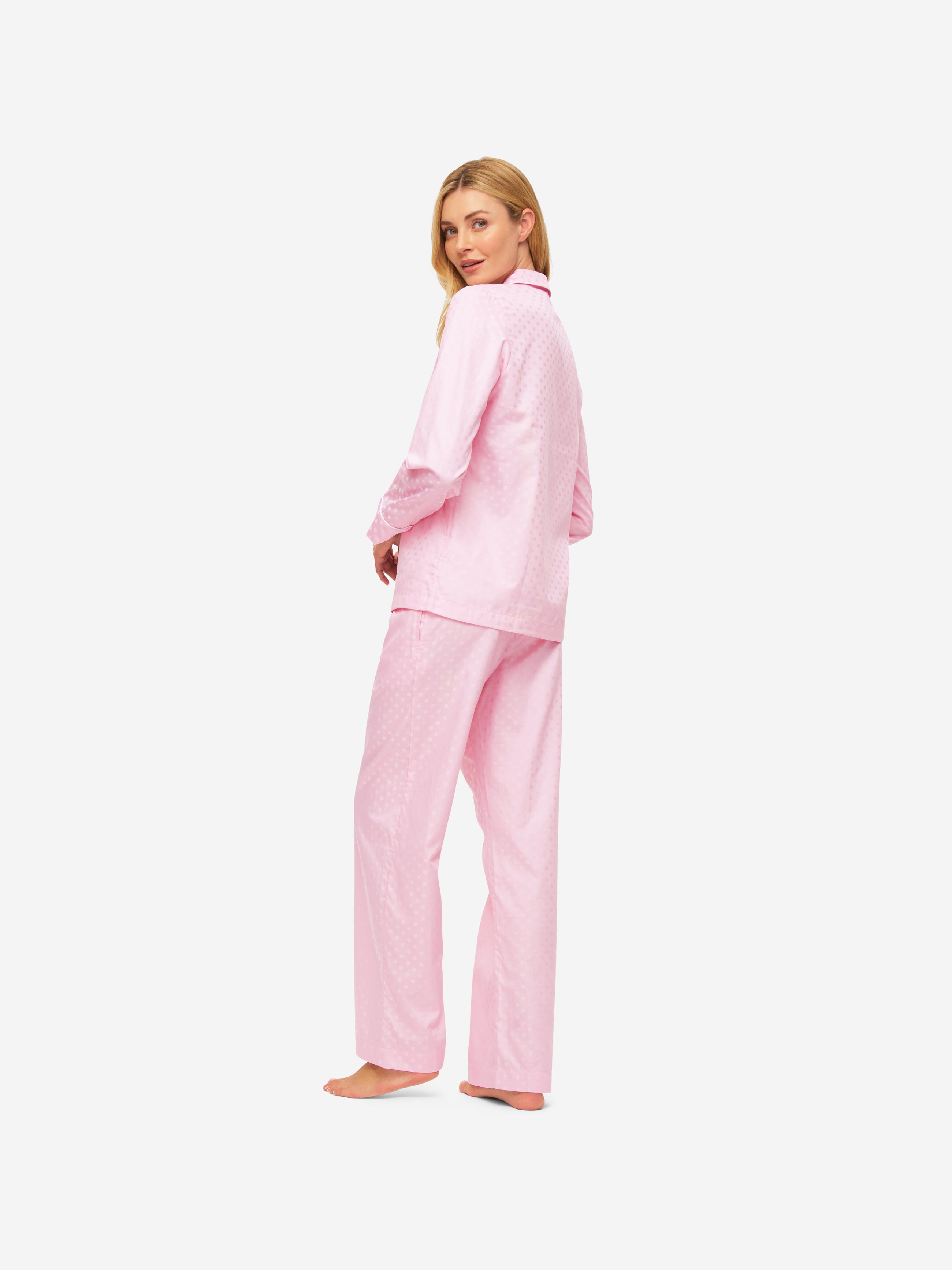 Women's Pyjamas Kate 7 Cotton Jacquard Pink