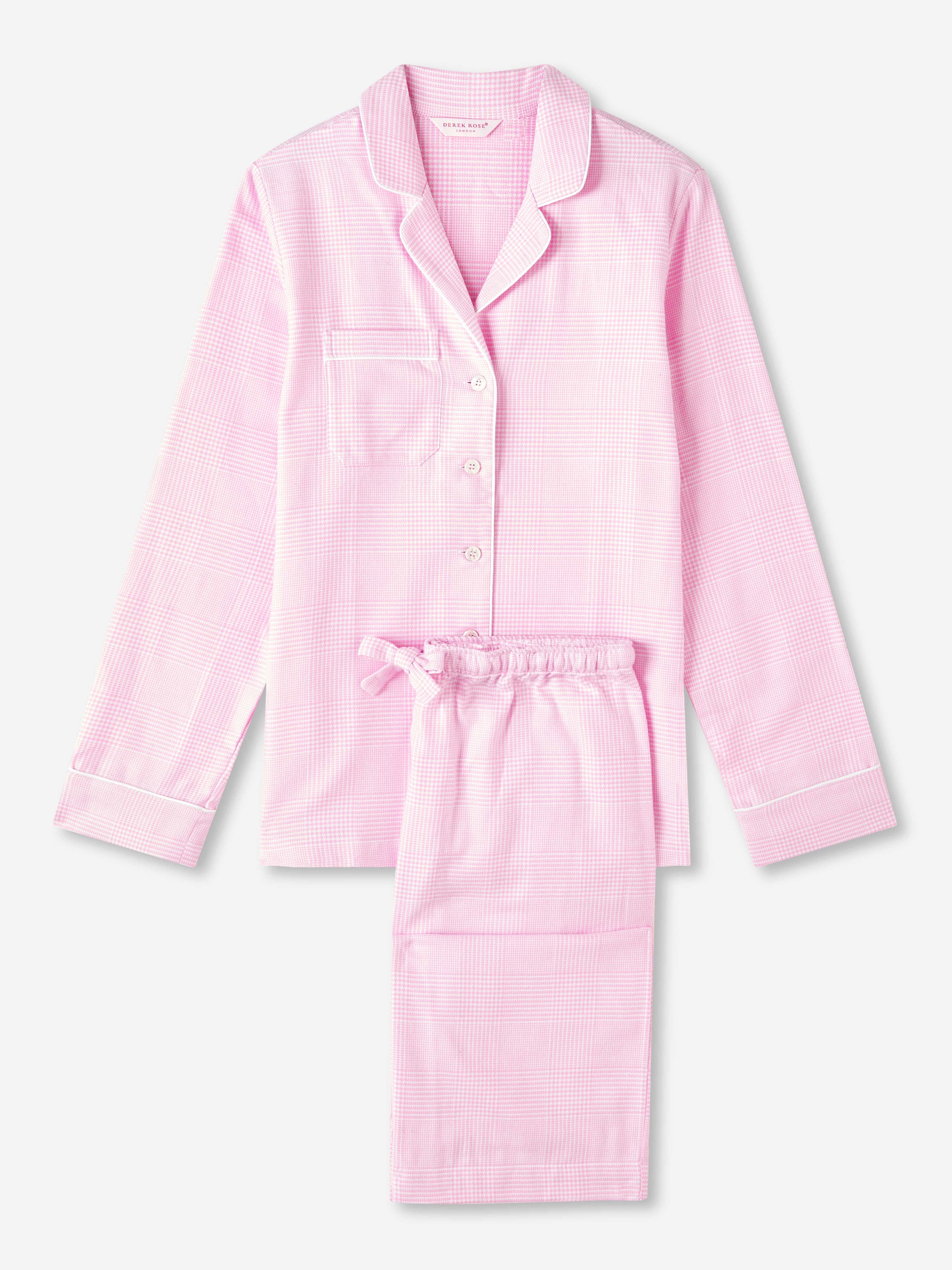 Women's Pyjamas Kelburn 32 Brushed Cotton Pink