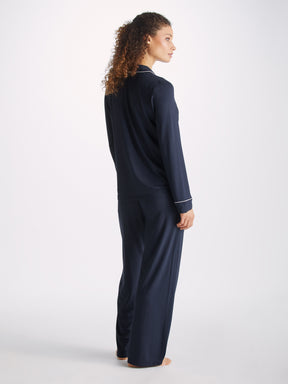 Women's Pyjamas Lara Micro Modal Stretch Navy