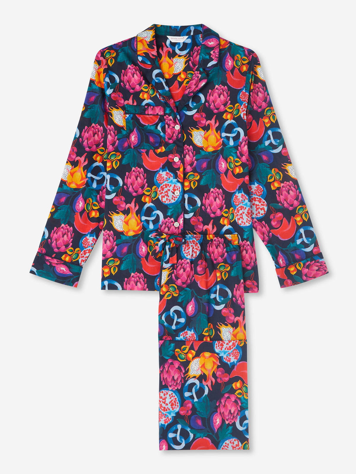 Women's Pyjamas Ledbury 50 Cotton Batiste Navy