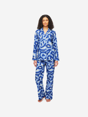 Women's Pyjamas Ledbury 51 Cotton Batiste Blue