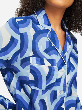 Women's Pyjamas Ledbury 51 Cotton Batiste Blue