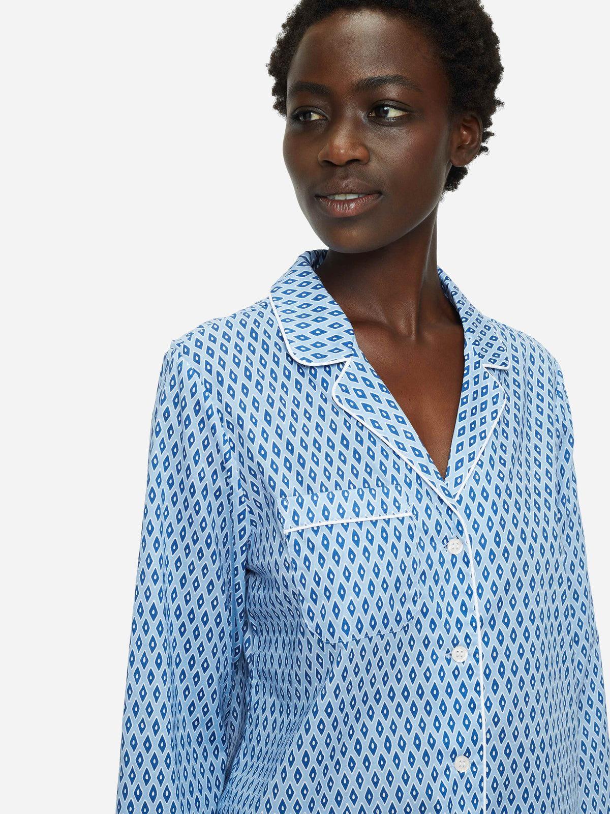 Women's Pyjamas Nelson 87 Cotton Batiste Blue