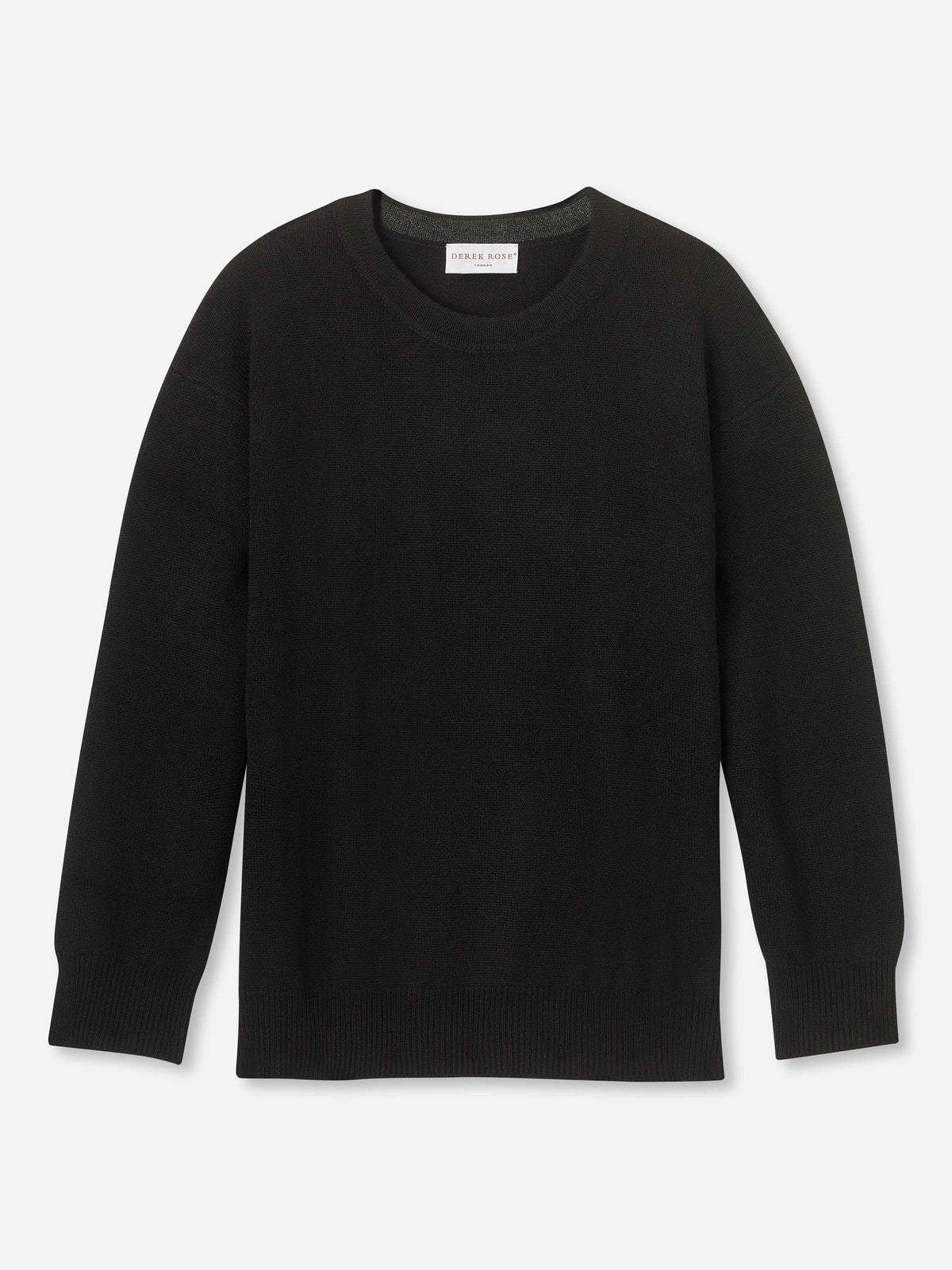Women's Relaxed Sweater Daphne Cashmere Black