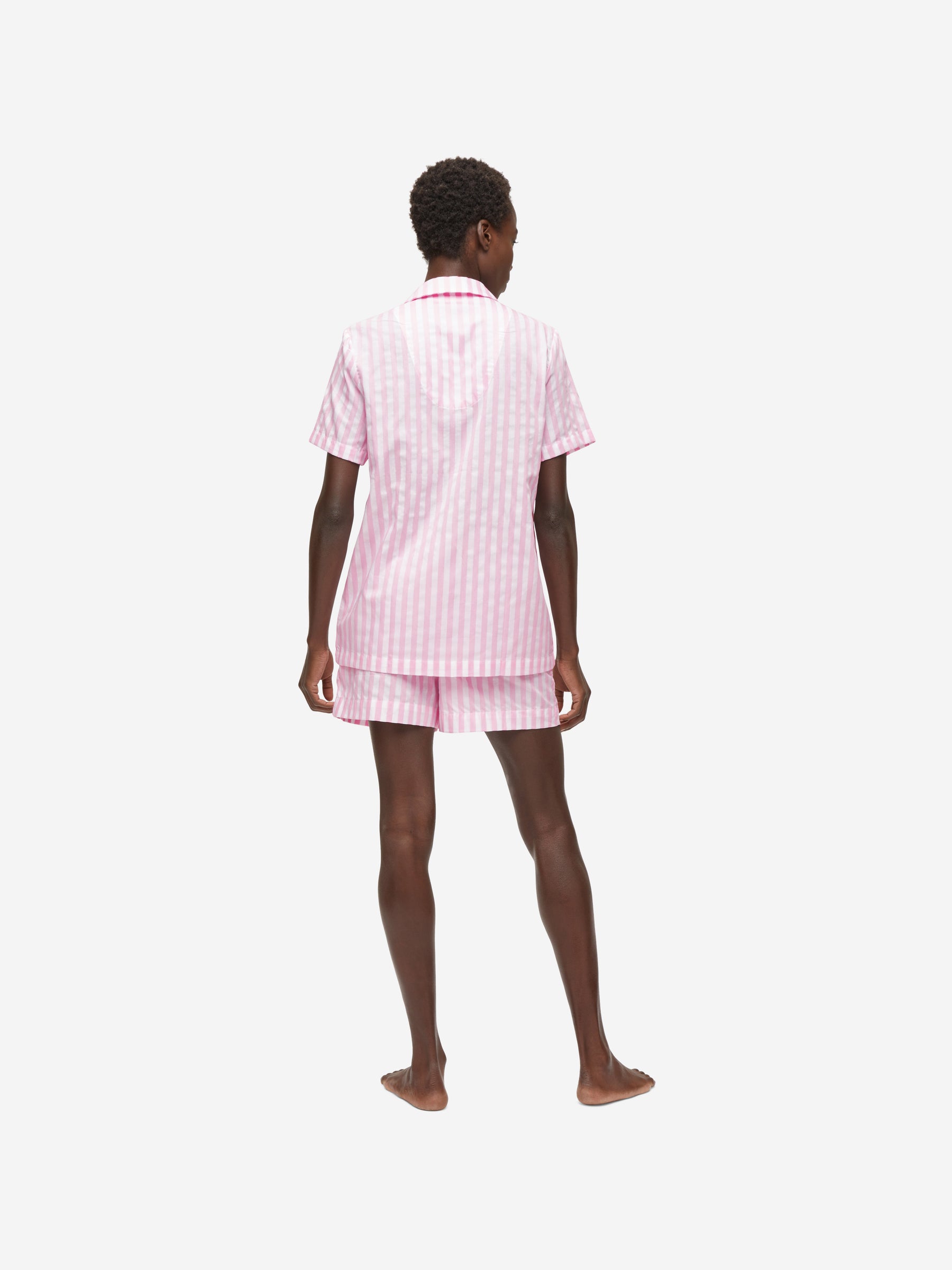 Women's Short Pyjamas Capri 20 Cotton Pink