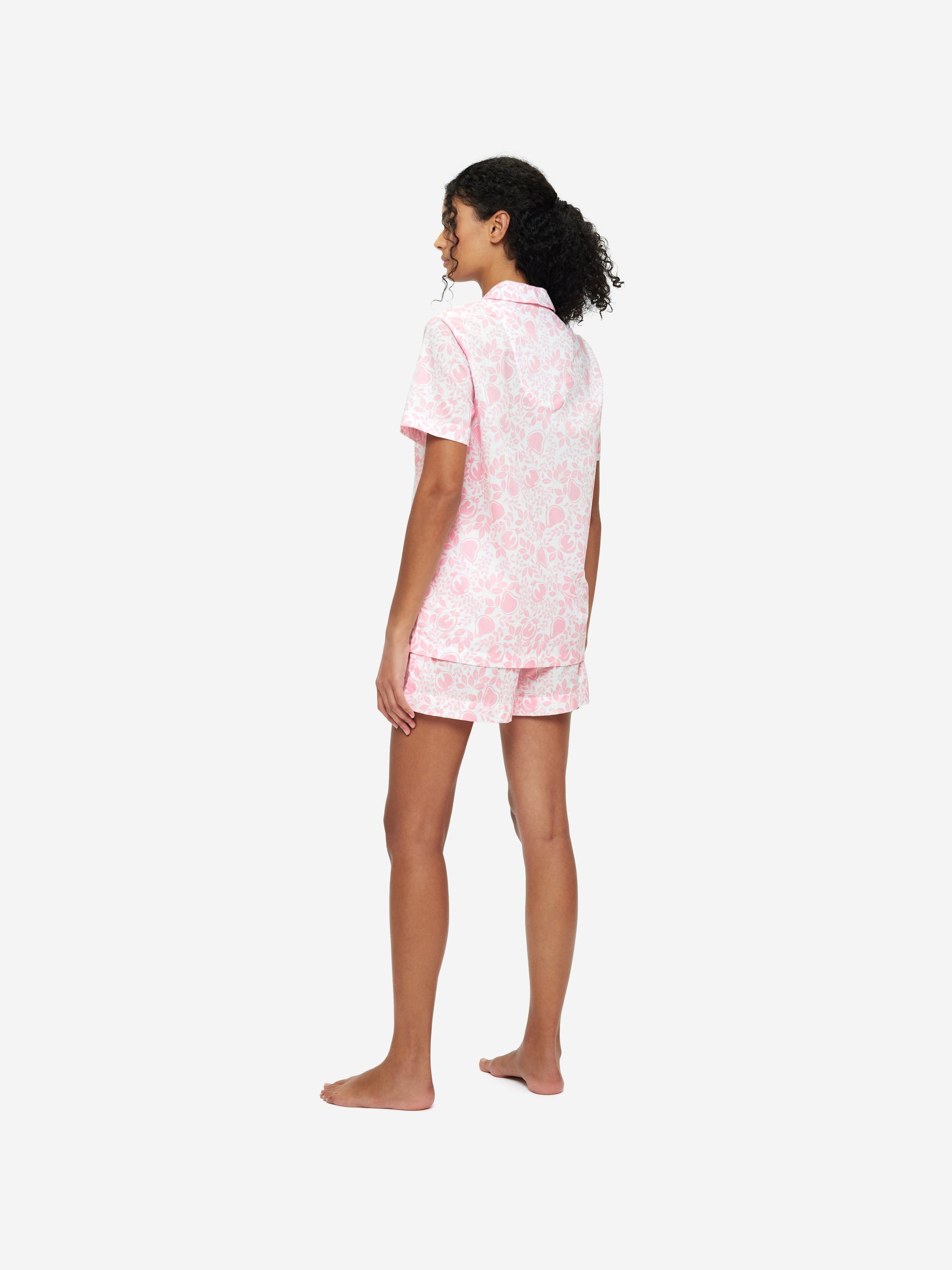 Women's Short Pyjamas Nelson 89 Cotton Batiste Pink