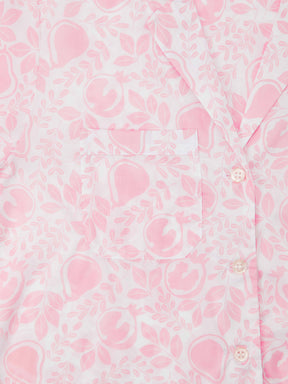 Women's Short Pyjamas Nelson 89 Cotton Batiste Pink