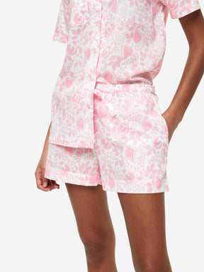 Women's Short Pyjamas Nelson 89 Cotton Batiste Pink