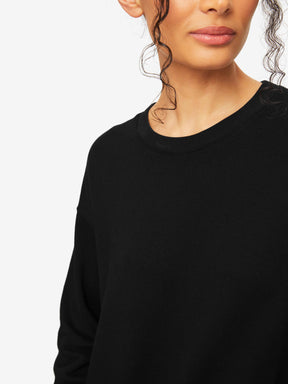 Women's Sweatshirt Quinn Cotton Modal Black