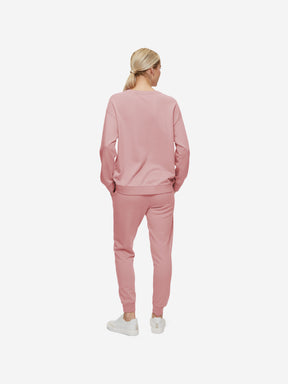 Women's Sweatshirt Quinn Cotton Modal Rose Pink