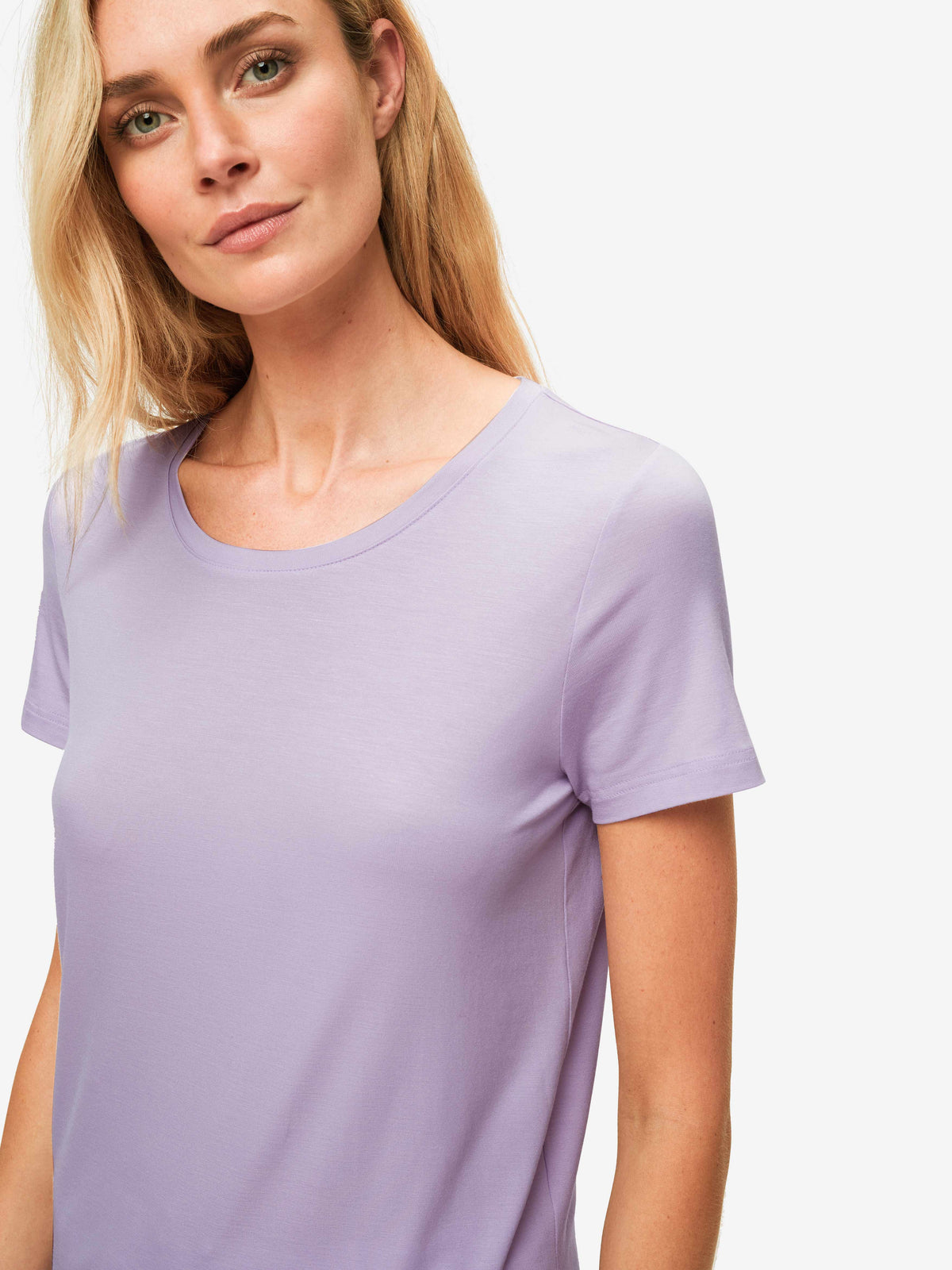 Women's T-Shirt Lara Micro Modal Stretch Lilac