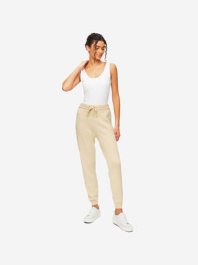 Women's Track Pants Daphne Cashmere Beige