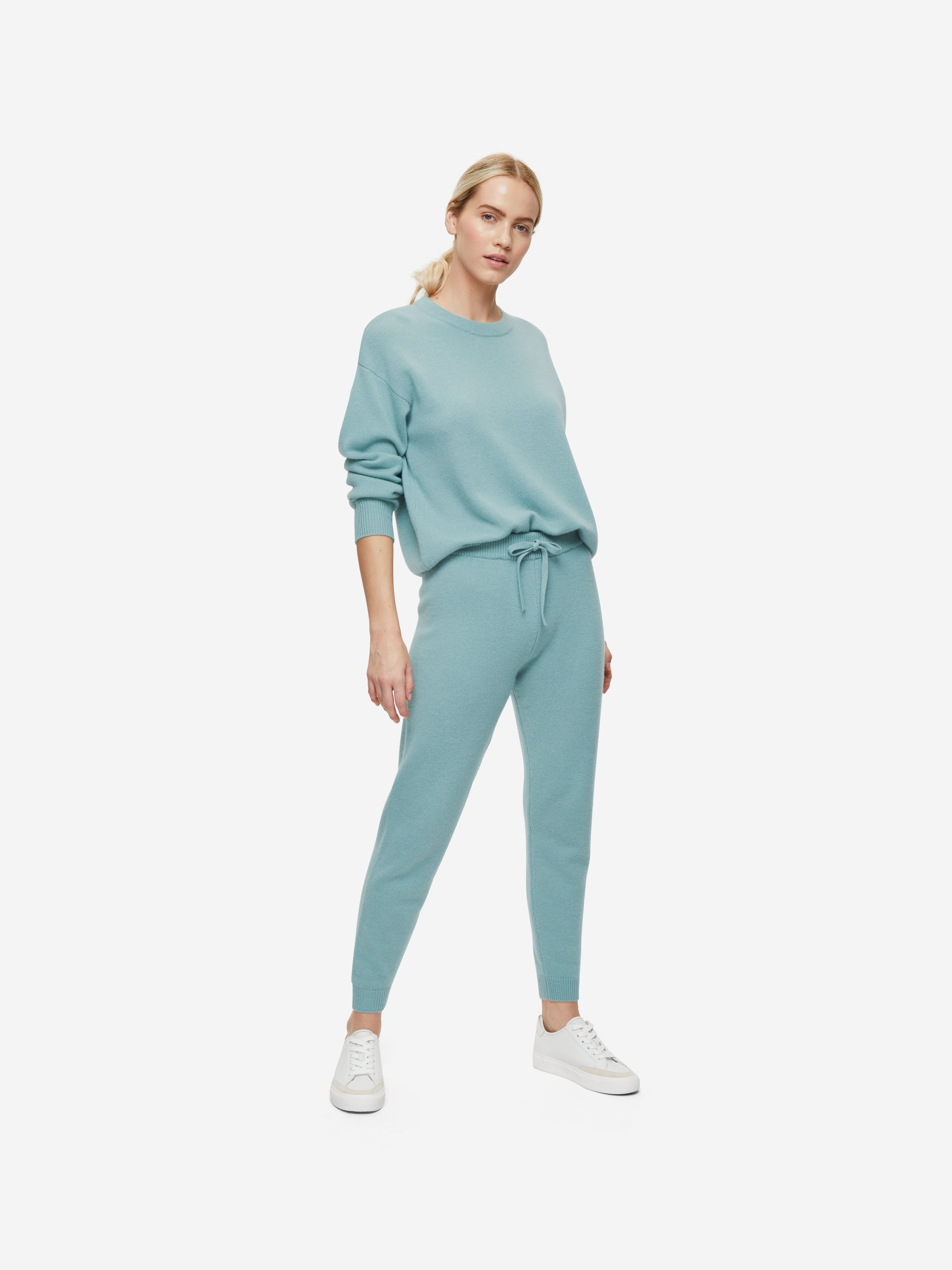 Women's Track Pants Daphne Cashmere Sea Foam Green